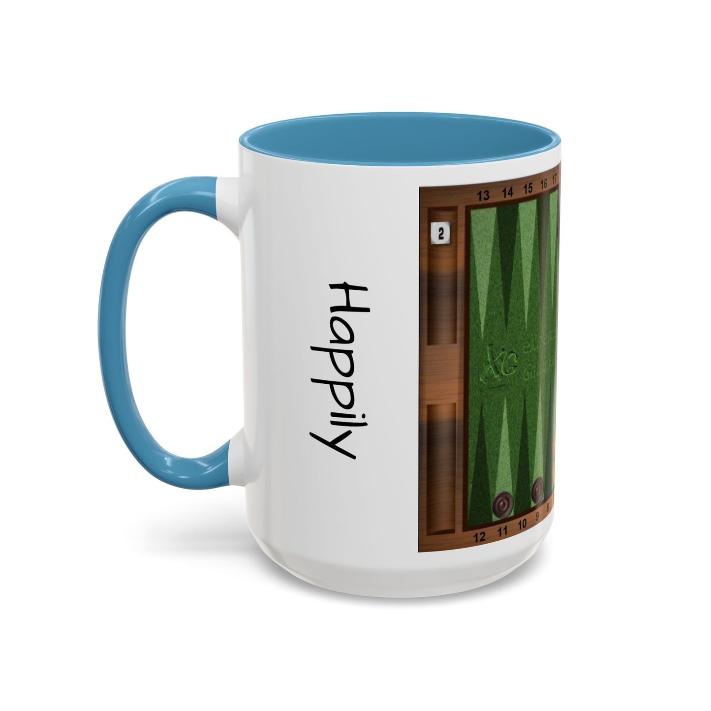 Happily on the Bar Accent Coffee Mug