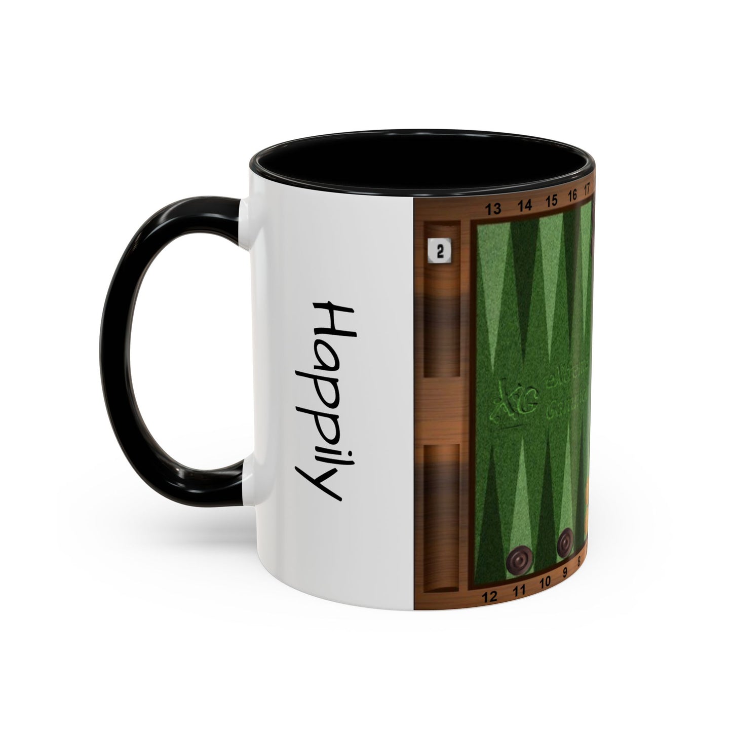 Happily on the Bar Accent Coffee Mug