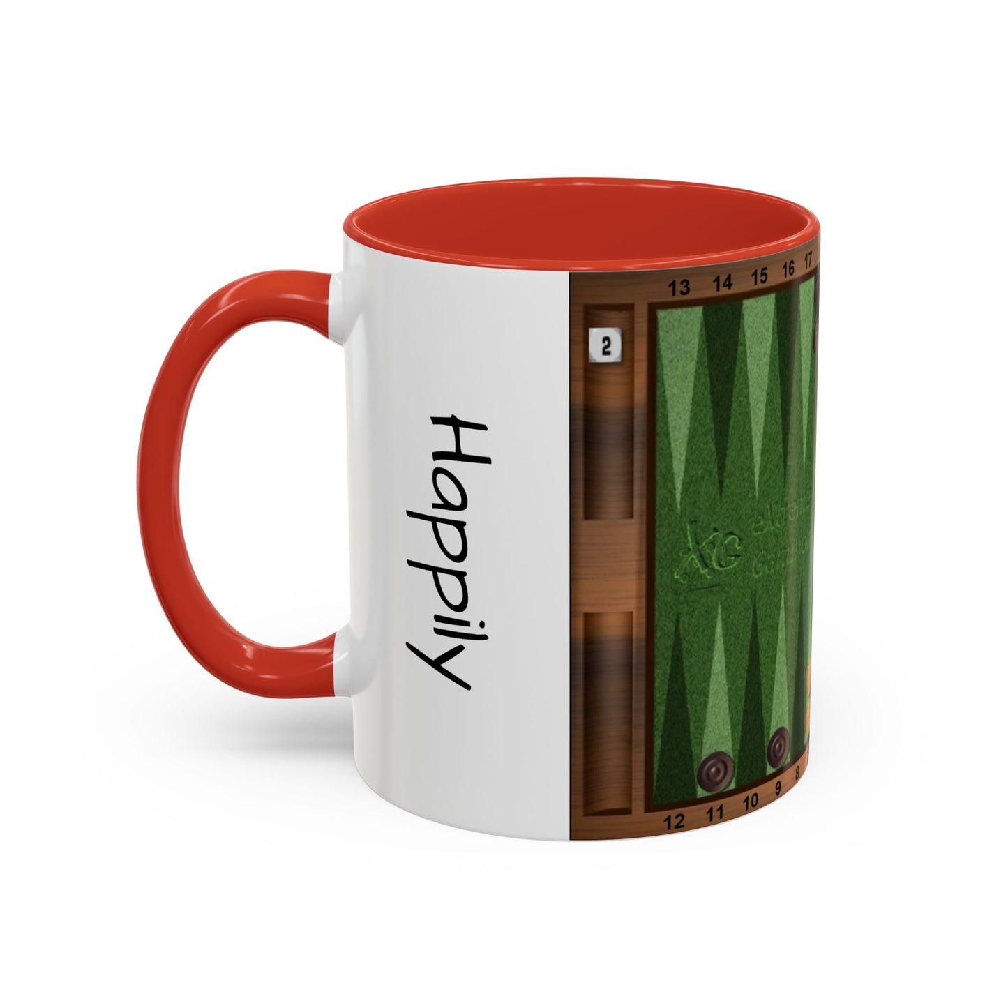 Happily on the Bar Accent Coffee Mug