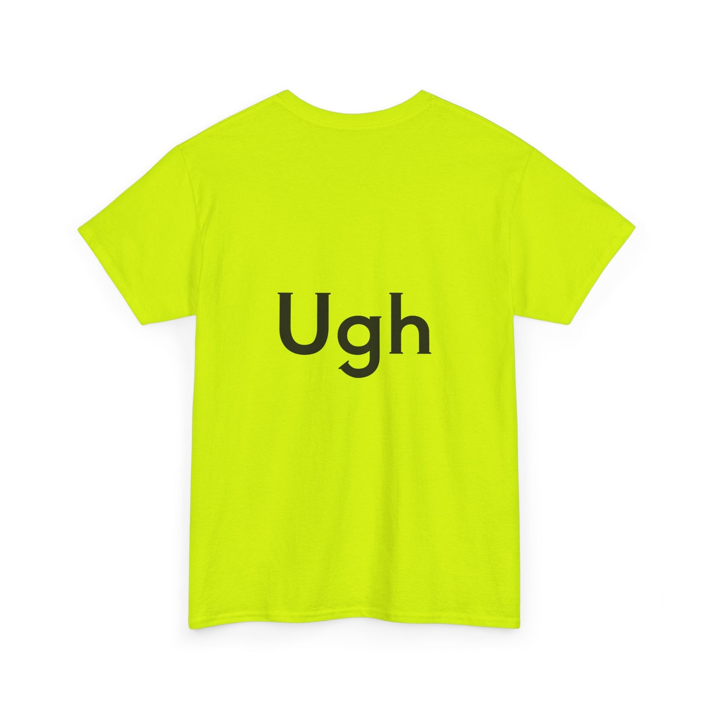 Unisex Heavy Cotton Tee - Backgammon Design with 'Ugh' Message