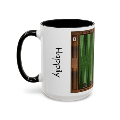 Happily on the Bar Accent Coffee Mug