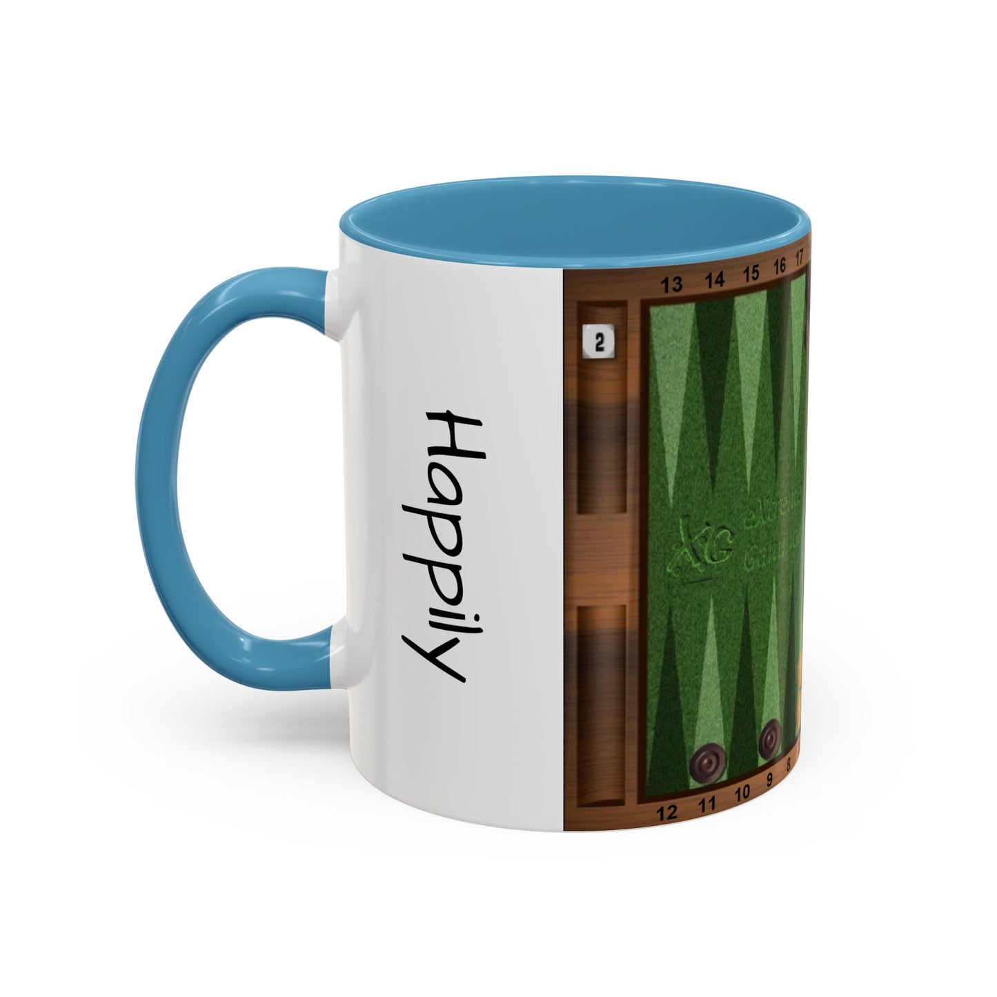 Happily on the Bar Accent Coffee Mug