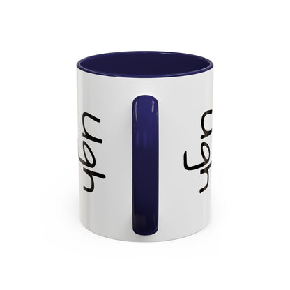 Backgammon-Themed Accent "Ugh" Coffee Mug - Perfect for Game Night & Coffee Lovers