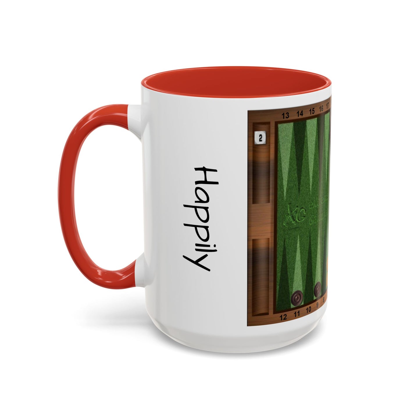 Happily on the Bar Accent Coffee Mug