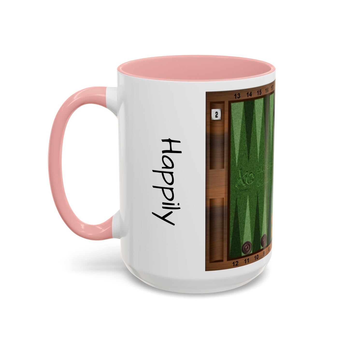 Happily on the Bar Accent Coffee Mug